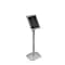 Azar Displays 8.5"W x 11"H Snap-Frame Sign holder W/ Metal Stand 300240-SLV - alternate 1